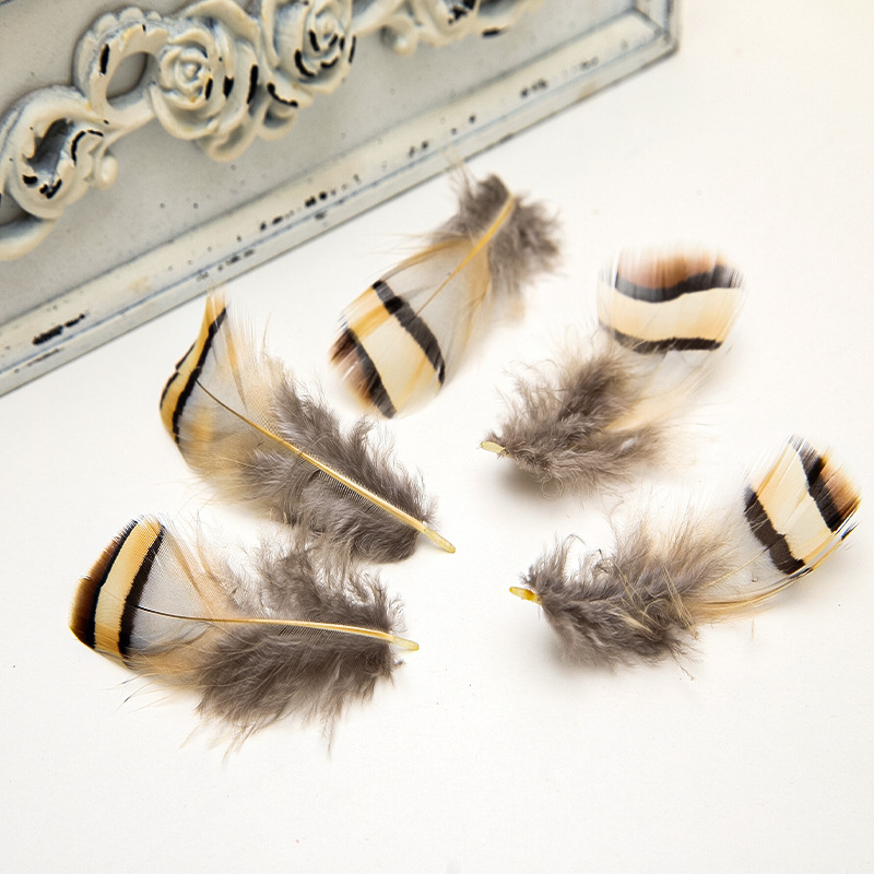 Factory wholesale diy jewelry accessories feather DIY feather headdress corsage hat shoes crafts decoration materials