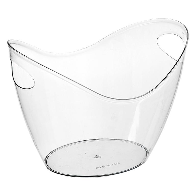 Bar Champagne Bucket Yuanbao Ice Bucket 4Lktv Commercial Plastic Bucket Hand Multi-purpose Bucket Outdoor Camping Fruit Bucket