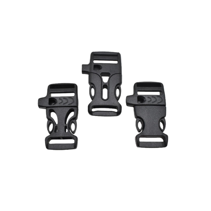 Manufacturer's Ready Supply of Plastic Whistle Buckles, High-Quality Plastic Whistle Buckles, Life-Saving Backpack Whistle Buckles, Colorful