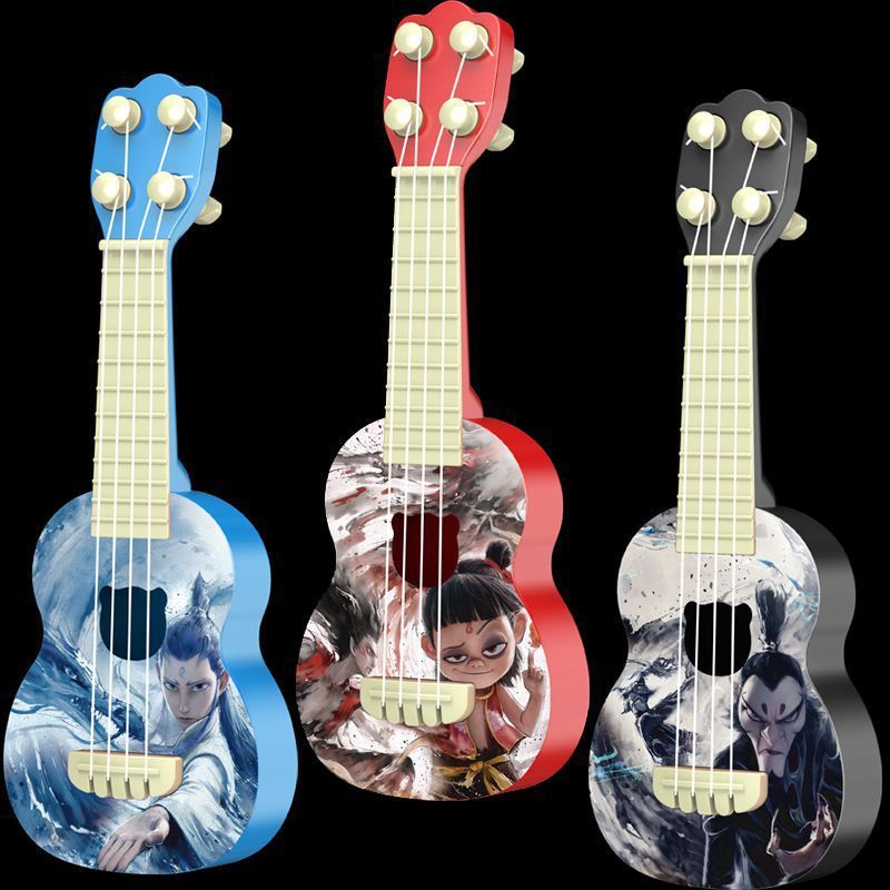 Nezha's Ukelele Can Play Guitar Magic Child Returns Children's Toy Guitar Enlightenment Music Toy