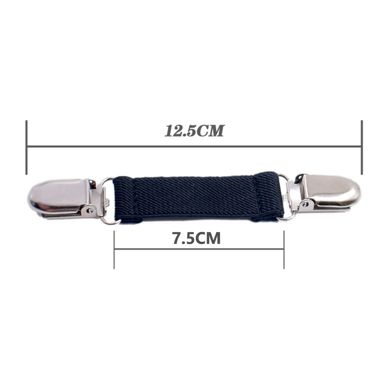 Cross-Border Supply Manufacturer Supply Children's Gloves Anti-Slip Strap Polyester Material Elastic Glove Clip Ready Stock