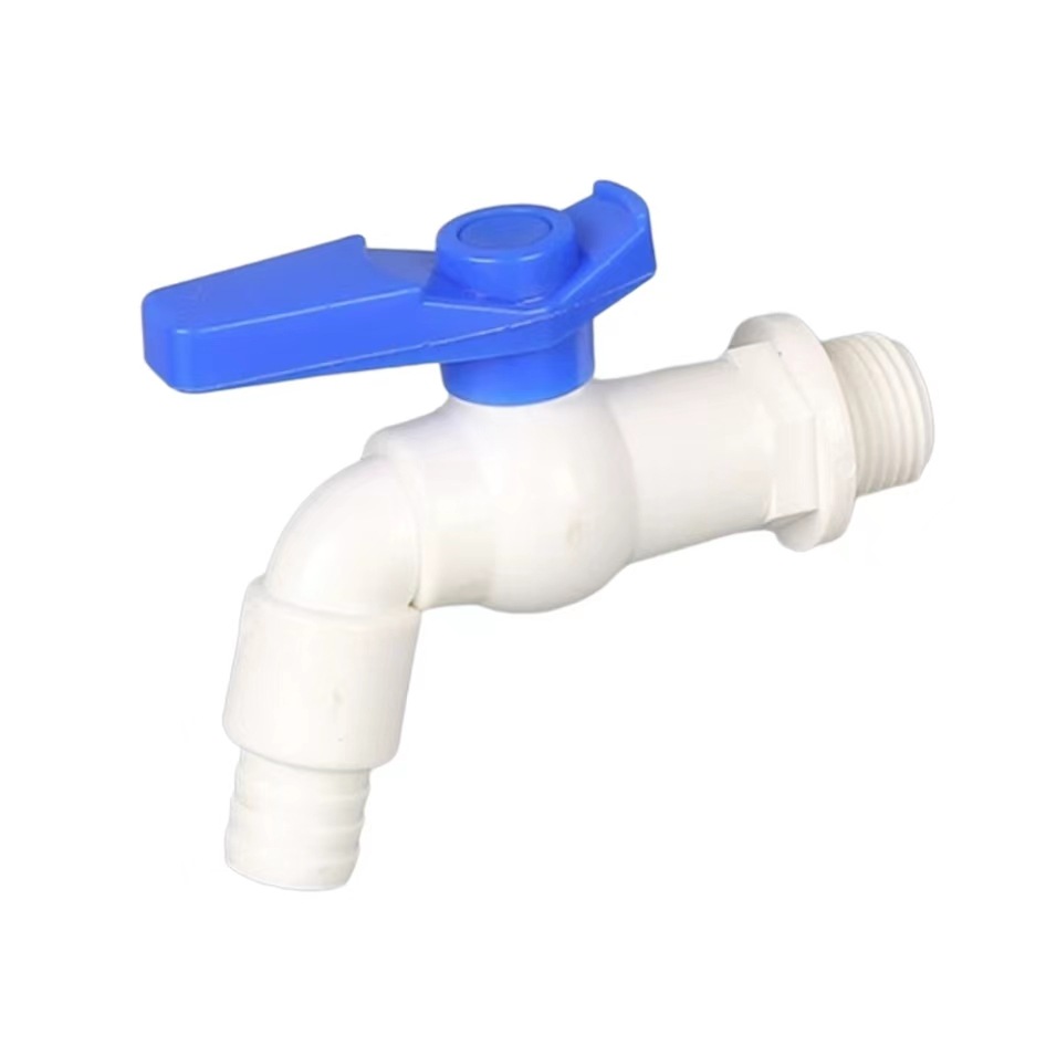 Wholesale color plastic faucet ball heart large flow fast open faucet washing machine faucet foreign trade faucet