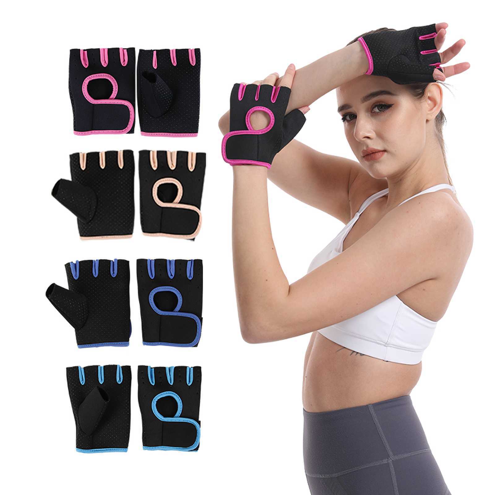 Unisex Non-Slip Shock-Absorbing Cycling Gloves Equipment Yoga Equipment Training Sports Gloves Summer Fitness Gloves