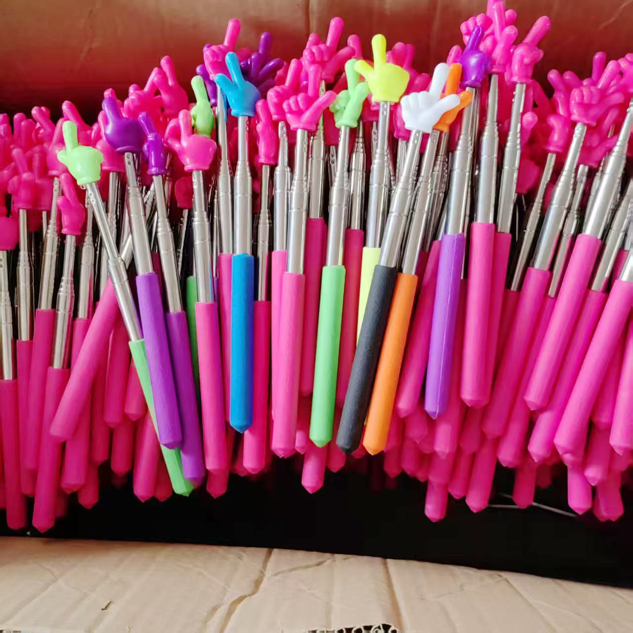 Retractable Teaching Pointer Reading Stick Finger Stick Teaching Stick Telescopic Rod Teacher Special Home Teaching Learning Finger