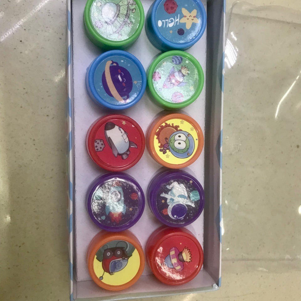 Space Series Children's Learning Seal Children's Seal Kindergarten Teacher Learning Small Seal