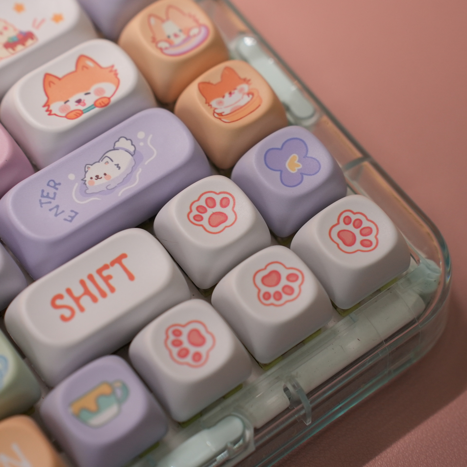 Xda Oem Moa Mda Original Highly Sublimated Keycap Colorful Pattern Custom Mechanical Keyboard Cap Keycap