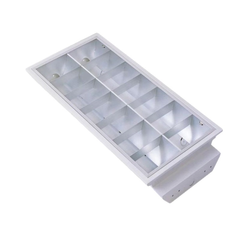 Led Grille Light Panel Surface Mounted Concealed 600*1200 Emergency Grille Light Panel Three Tube Light Panel