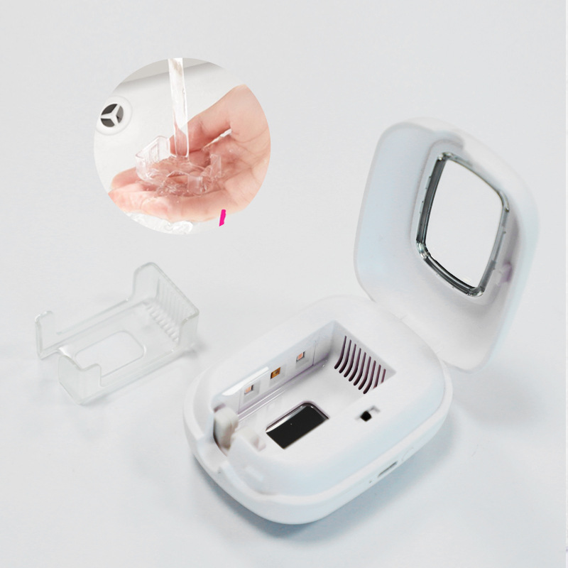2025 Cross-border New Toothbrush Disinfection Box Toothbrush Sterilizer Toothbrush Storage Box UVC Disinfection Box New