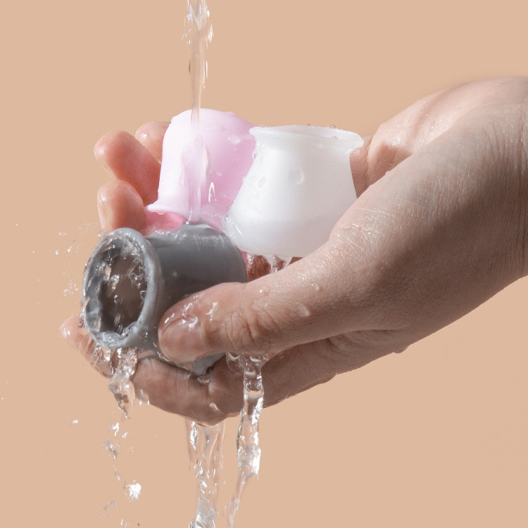 Silicone table and chair foot cover white gray desk dining table protective cover non-slip chair foot cover mute foot cover anti-noise