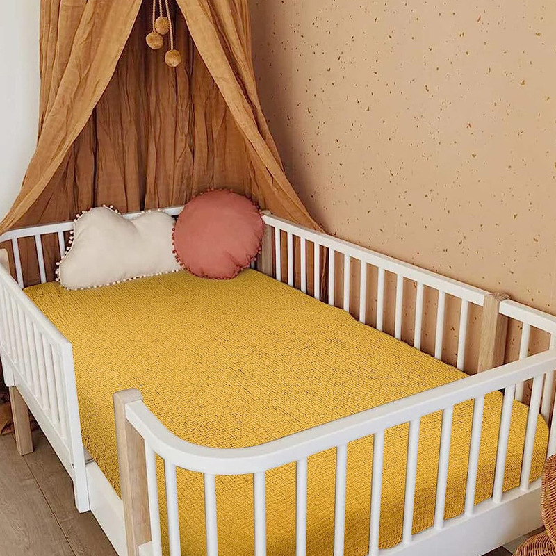 Baby Cotton Class A Bed Cover Baby Double Gauze Crepe Bed Cover Cross-border Amazon Hot Sale