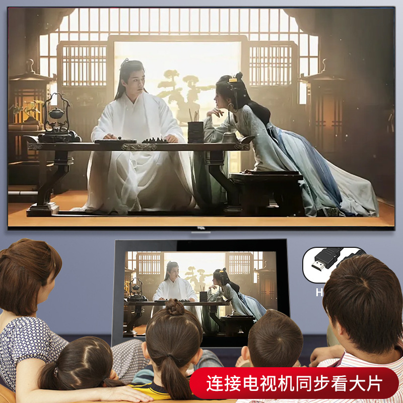 Home KTV singing machine wireless microphone touch screen handwritten singing voice singing karaoke outdoor mobile singing portable