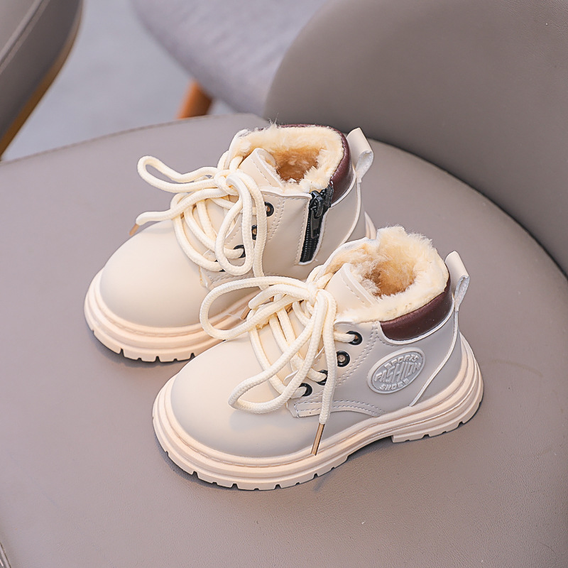 Children's Yellow Boots 2025 Winter New Style Boys' and Girls' Martin Boots, Non-Slip Short Boots for Older Children, Baby and Toddler Boots