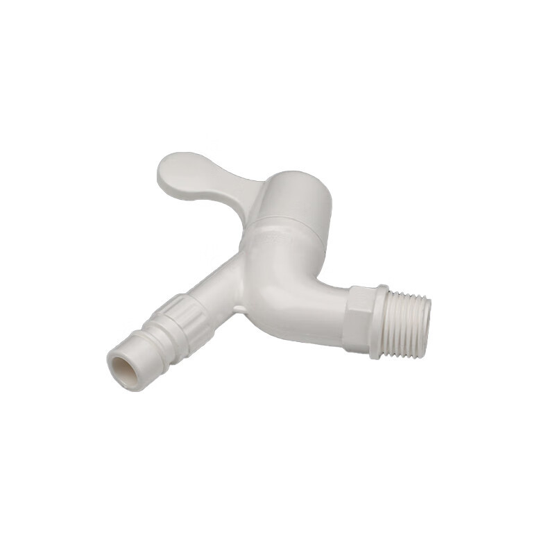 Liansu faucet genuine white quick-opening plastic faucet 83102 Liansu angle valve washing machine rubber faucet