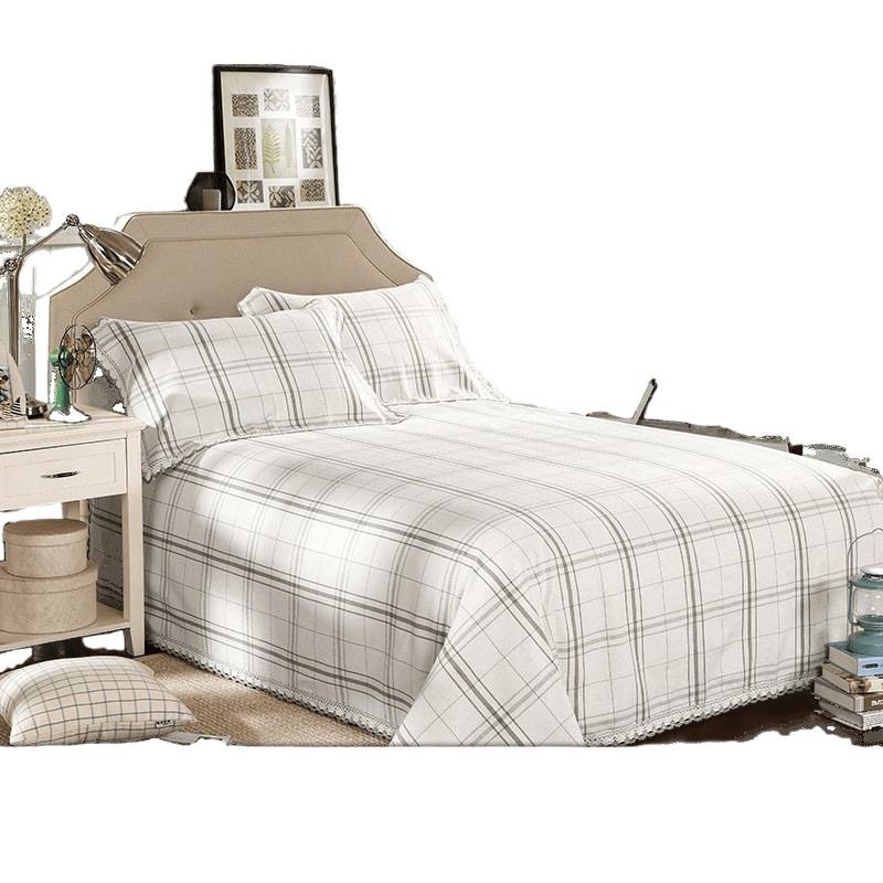 Linen Mat Three-Piece Set Single Double-Sided Folding Linen Mat Double Baby Non-Ice Silk Mat