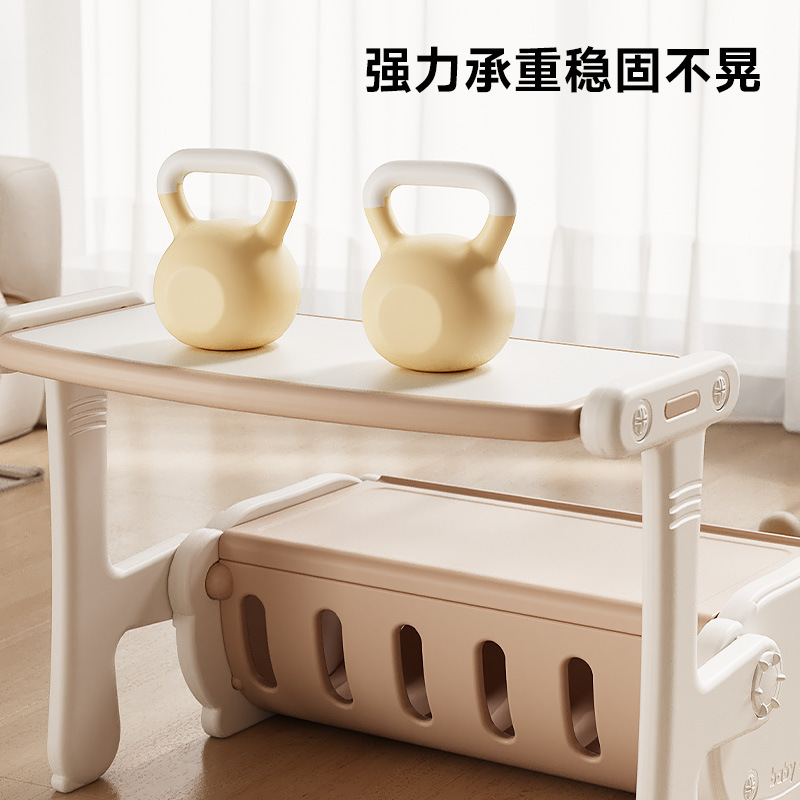 Children's multi-functional study desk and chair suit can be stored baby early education home painting graffiti writing desk toys