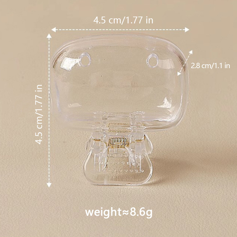 Toothbrush Protective Cover Dustproof Cover Portable Travel Toothbrush Storage Clip Toothbrush Box Toothbrush Head Protective Cover