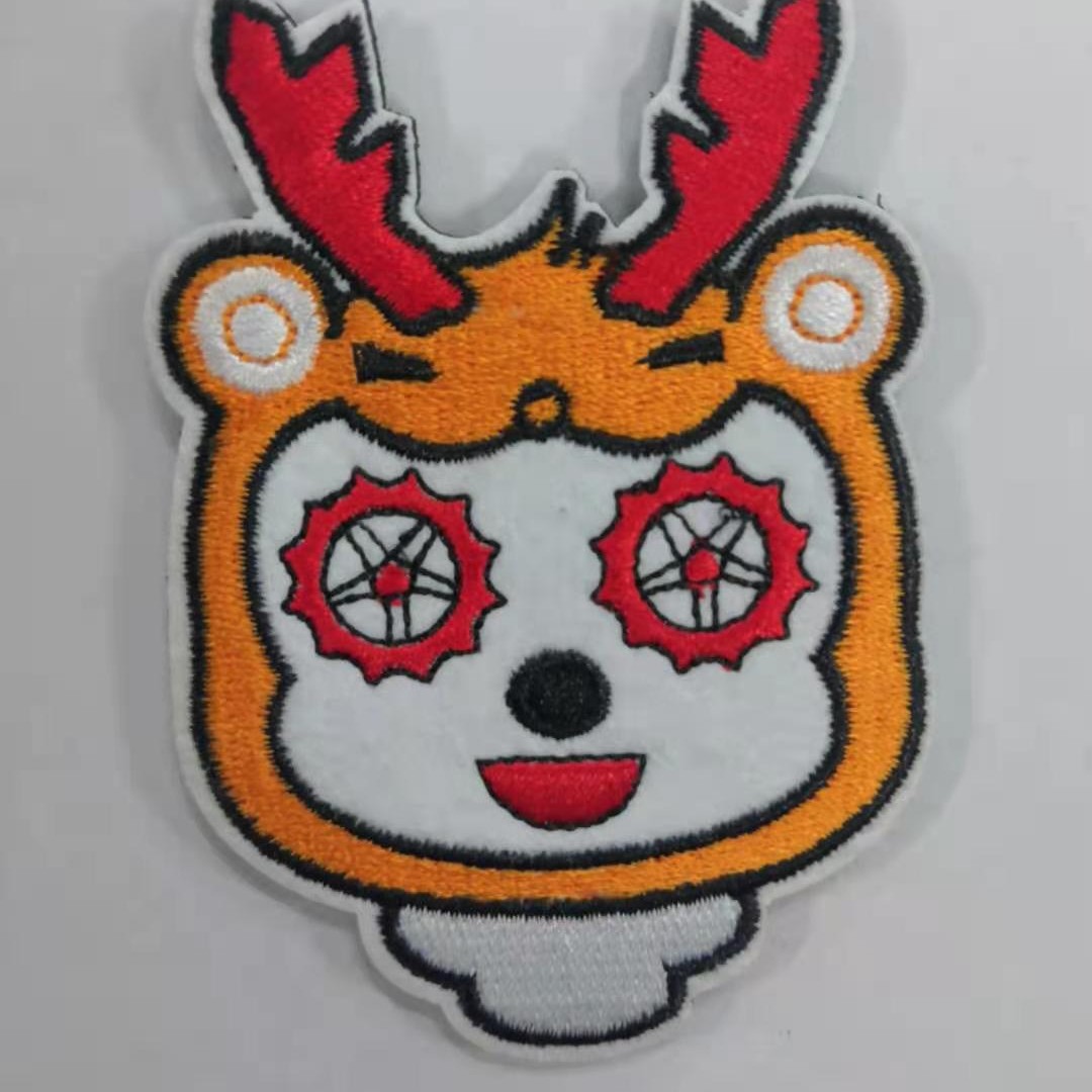 Кросс-браузерные эксклюзивные вышитые наклейки, индивидуальные популярные мультяшные персонажи, вышитые сумки для ювелирных изделий, поддержка кастомизации