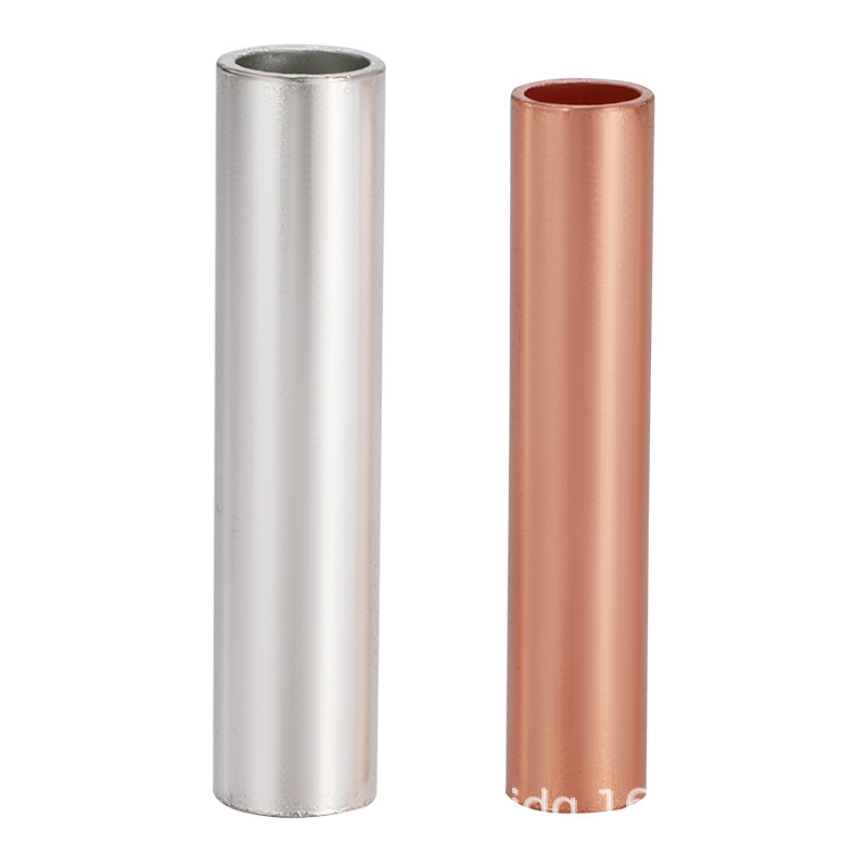 GT copper tube 10-400 square cable intermediate wiring pipe connecting pipe crimping pipe cable intermediate connector straight pipe