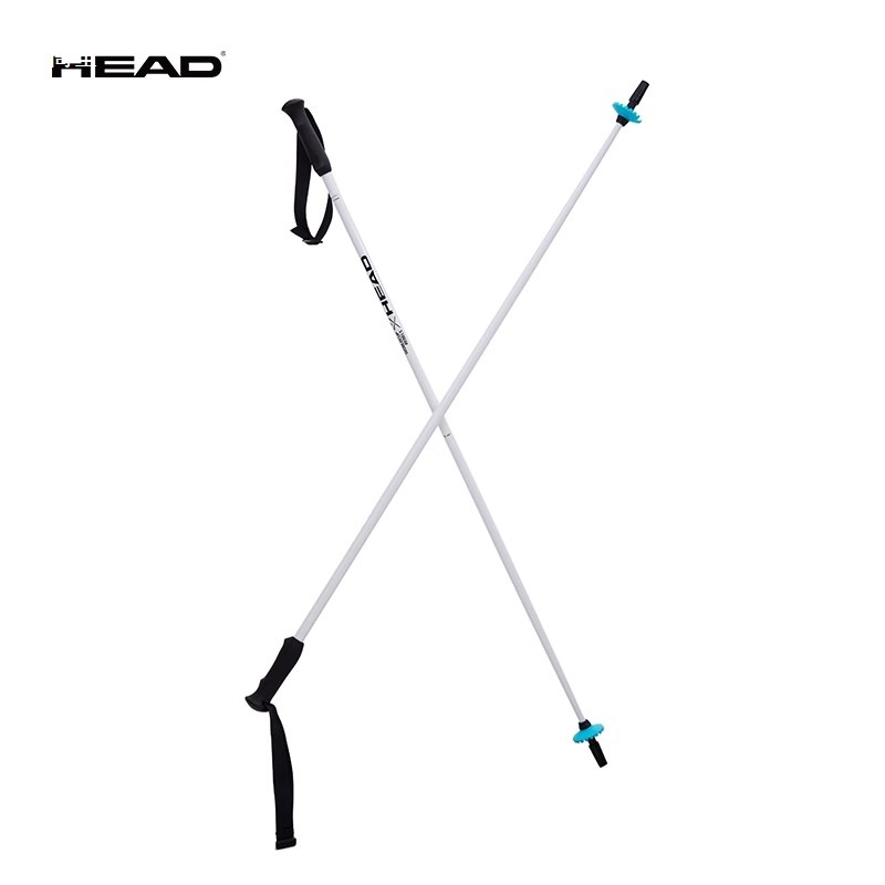 Snow Power Head Ski Poles Lightweight Aluminum-Magnesium Alloy Snow Poles for Adults and Kidsren 100-130