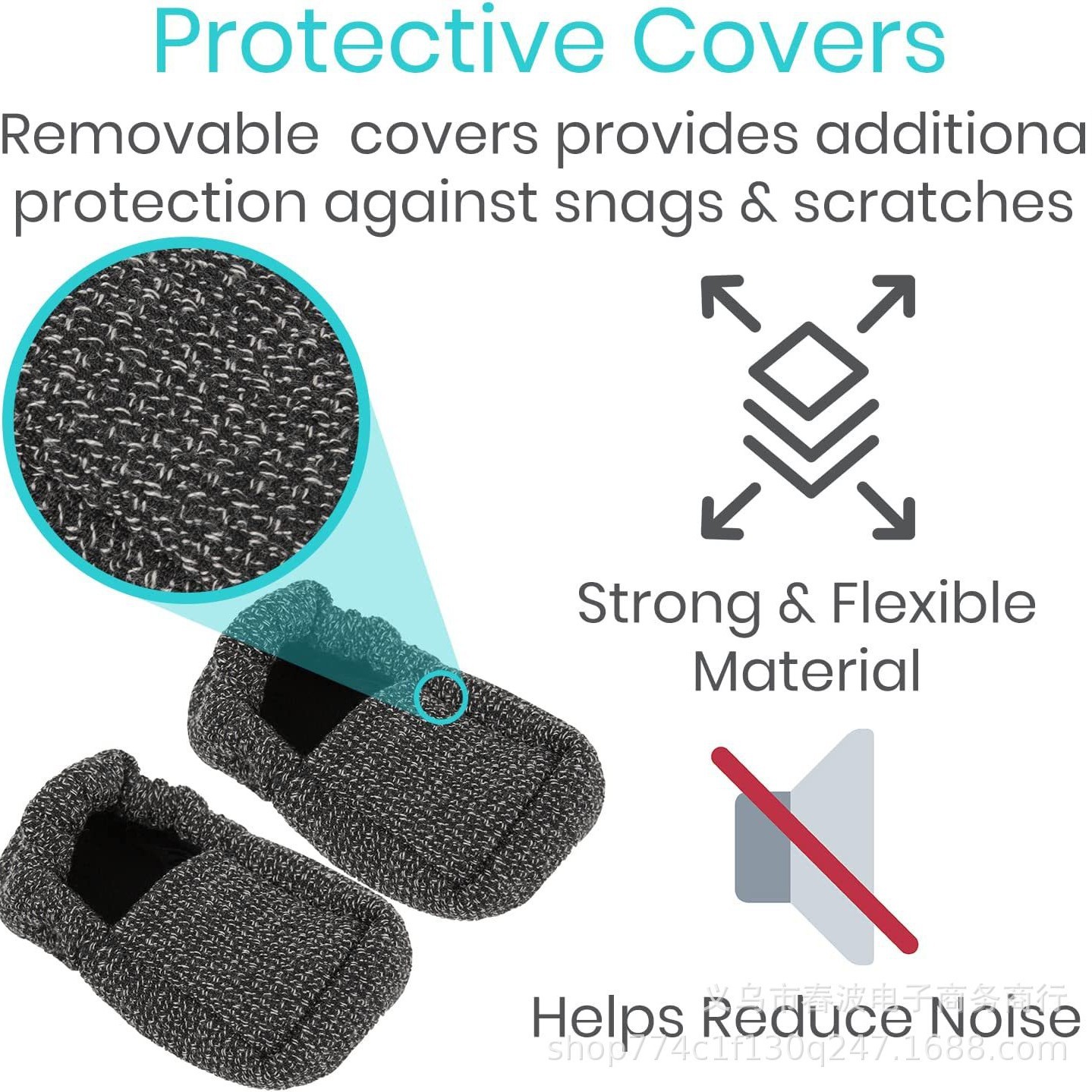 Ski slide set 2 pieces heavy-duty removable soft cushion cap universal sock pad for indoor and outdoor use durable