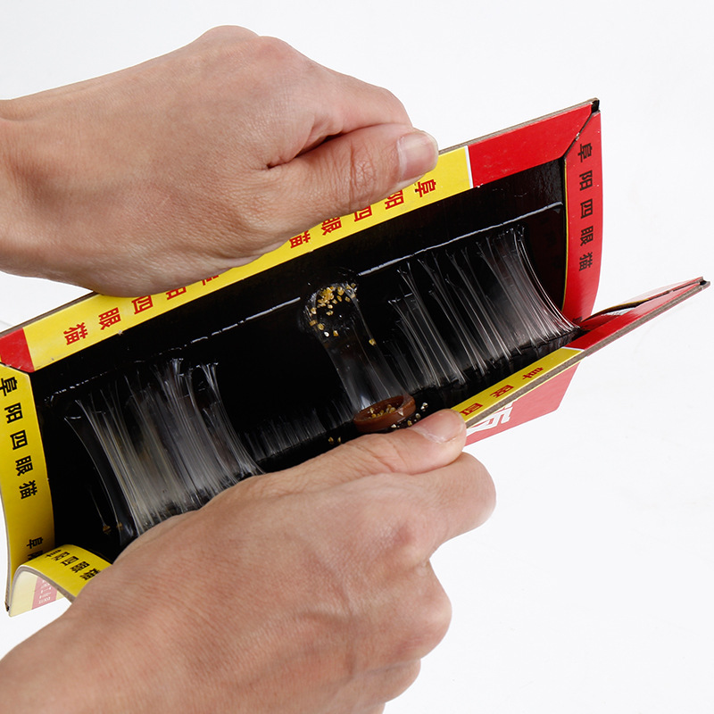 Factory direct supply sticky mouse plate trap daily rat exterminator mouse glue strong sticky mouse plate spot wholesale