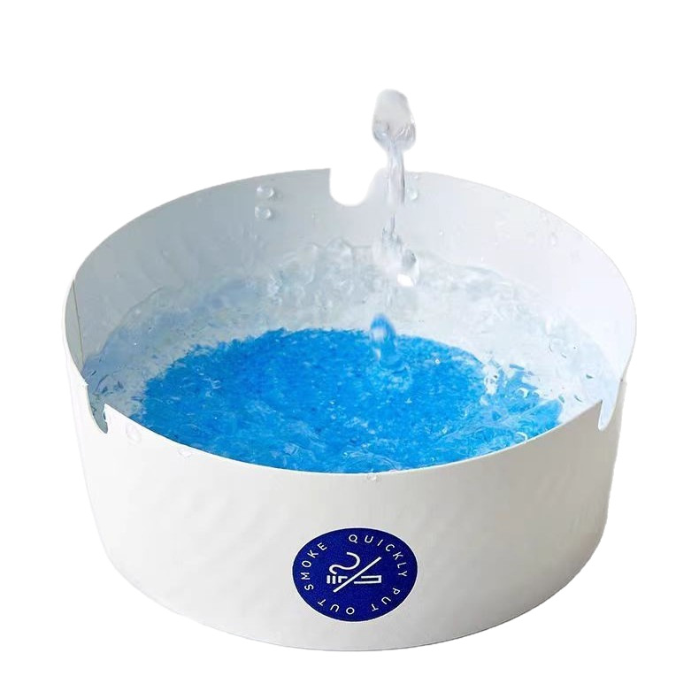 Extra Thick Disposable Ashtray for Ktv and Hotels, Portable Smoke Extinguishing Sand, Anti-Dust, Water-Added Disposable Ashtray