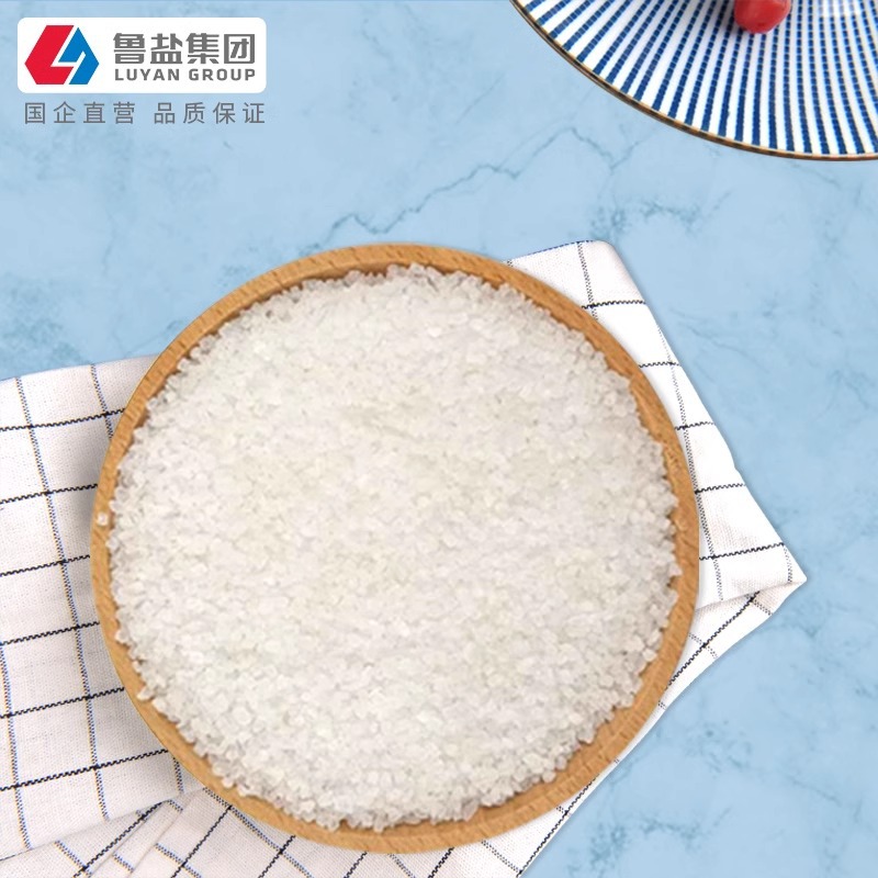 [Official Genuine] Lu Jing Pickled Salt 20kg Small and Medium Grain Edible Salt Salt Baked Seafood Coarse Salt Pickles