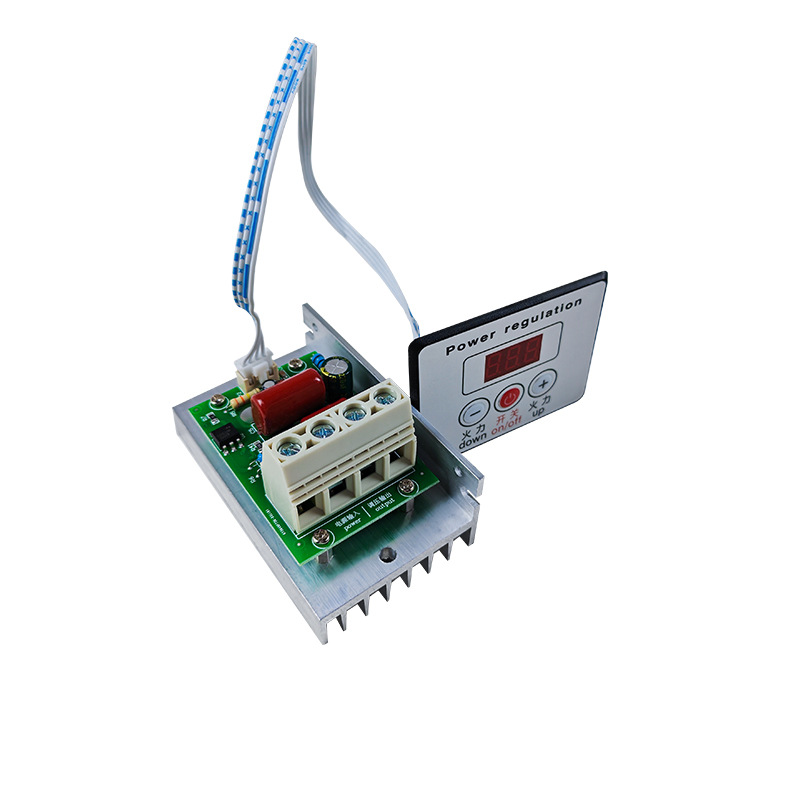 6000W Thyristor Voltage Regulator High-Power Oven Thermostat Controller Voltage Regulator 220V380 Numerical Control