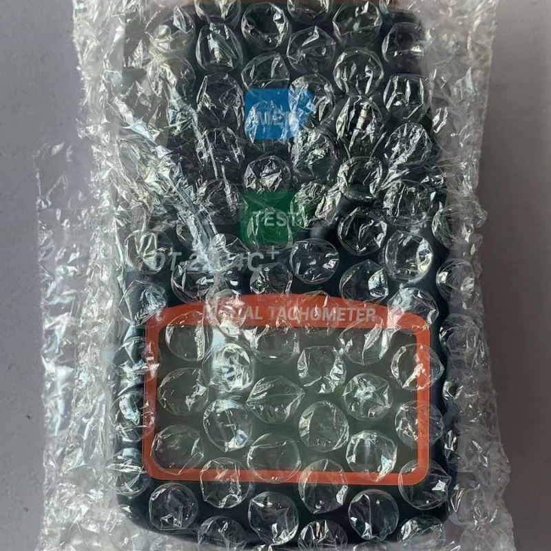 Orange Digital Laser Tachometer Handheld Digital Display Tachometer Laser Speed Meter