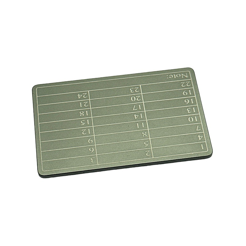 Aluminum Alloy Word Memorizer (Password Book) Manufacturer Supplies Double-Board Engraving Mnemonic Board Stainless Steel Sign