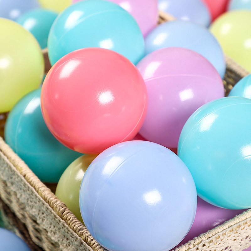 Manufacturer Wholesale Macaron Thickeneded Ocean Ball Toy Ball Naughty Castle Amusement Park Wave Ball Ocean Ball Wholesale