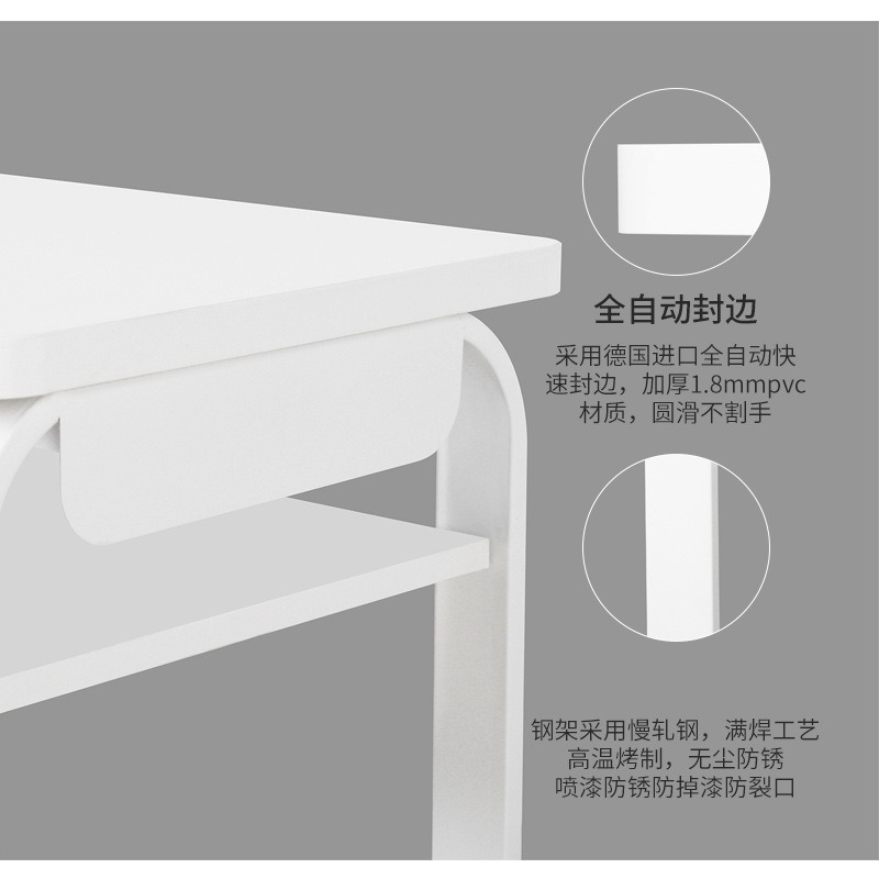 Factory Clearance Educational Institution Training Tables and Chairs Training Conference Table Simple Long Table Tutoring Class Double Desks and Chairs