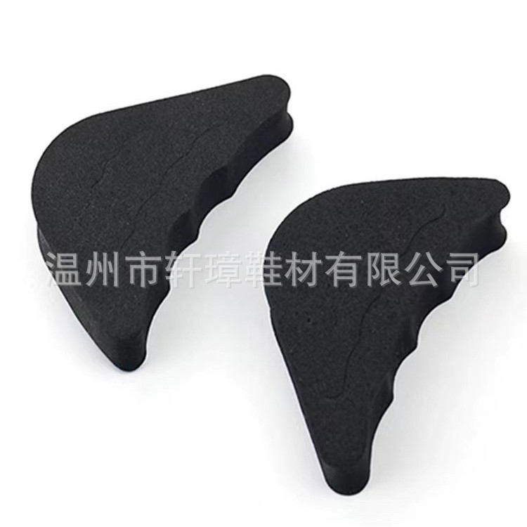 Пенные вставки для обуви на высоком каблуке, утолщенные подушки для передней части стопы, полустельки для женщин, двухцветные утолщенные полустельки