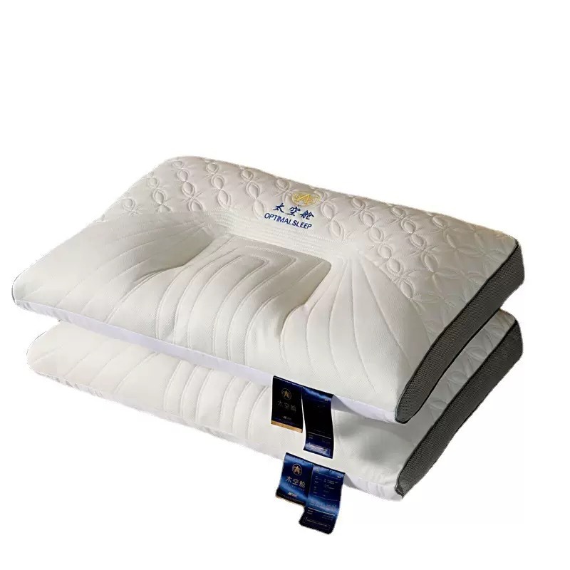 Factory Direct Supply New Space Capsule Latex Pillow Partition Cervical Spine Protection Hotel Dormitory Home Massage Pillow Adult