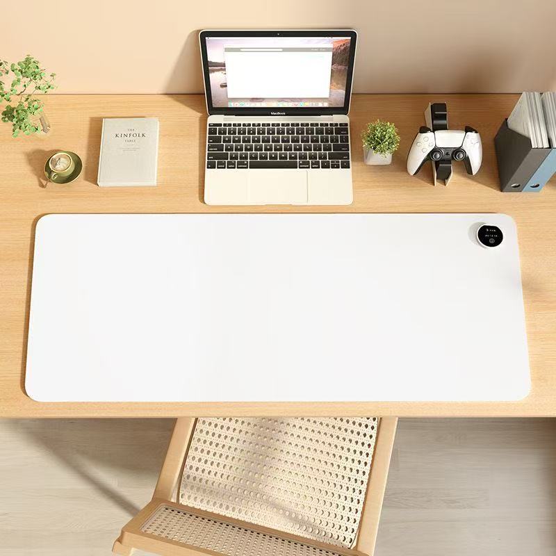 Heated Mouse Pad Customized with Pictures, Large Heated Desk Pad, Office Computer Desktop Heating Pad, Hand Warmer Pad