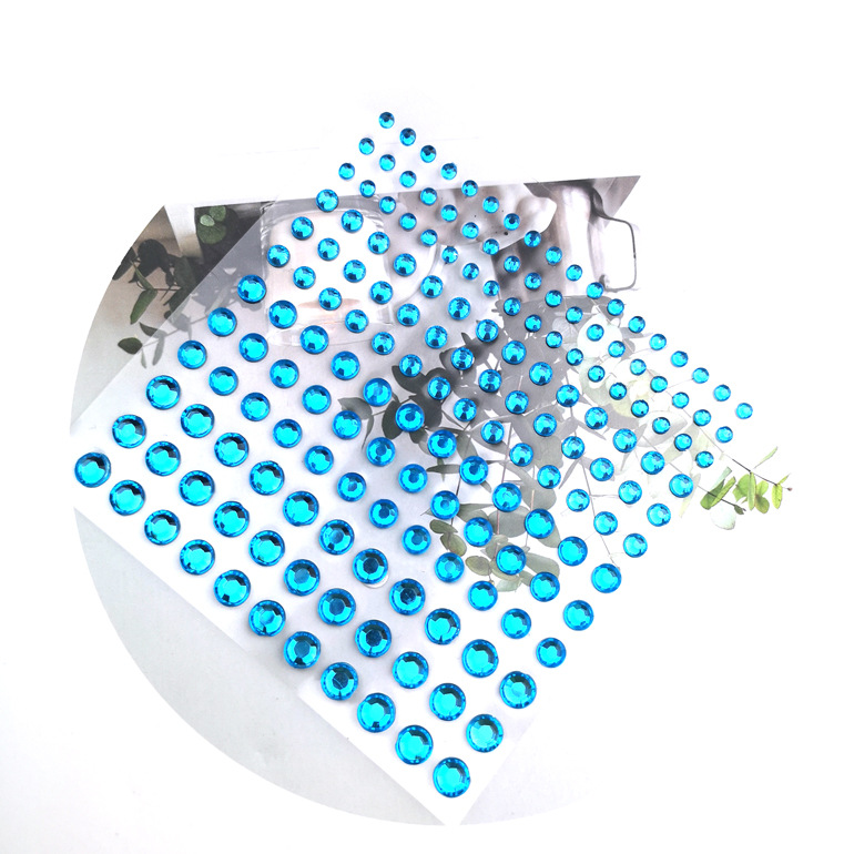 Pearl Diamond Eye Corner Sticker Eye Diamond Tear Diamond Stage Makeup Performance Face Diamond Bright Diamond Makeup Jewelry Decoration Direct Paste