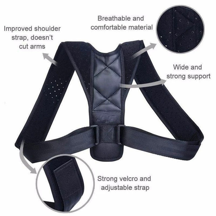 Cross-Border Correction Belt for Men, Women, Adults and Children, Correction Belt for Myopia, Back Invisible Belt, Sitting Posture Corrector Wholesale