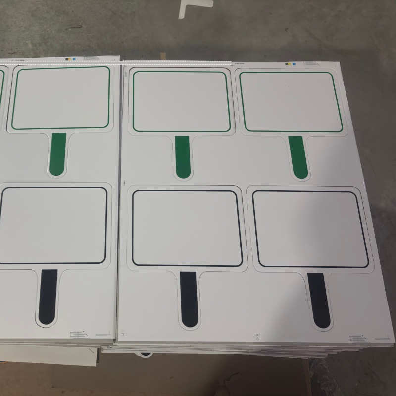 Customized Classroom Live Interactive Handheld Whiteboard Square Round Handheld Erasable Double-sided Whiteboard Customized