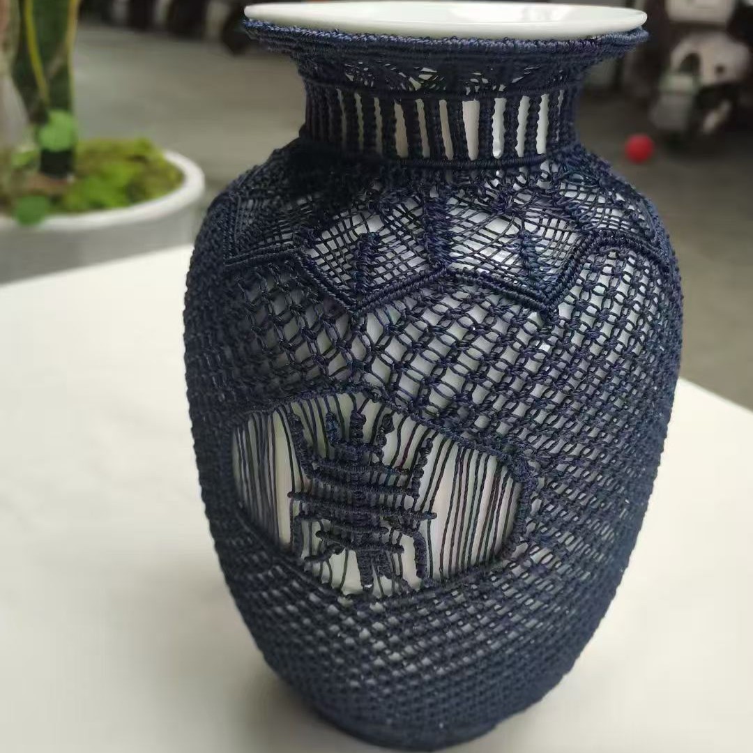 Nordic Home Decoration Bedside Glass Bottle Set Wall Hanging Handicraft Vase Cross-Border Ornaments Flower Arrangement