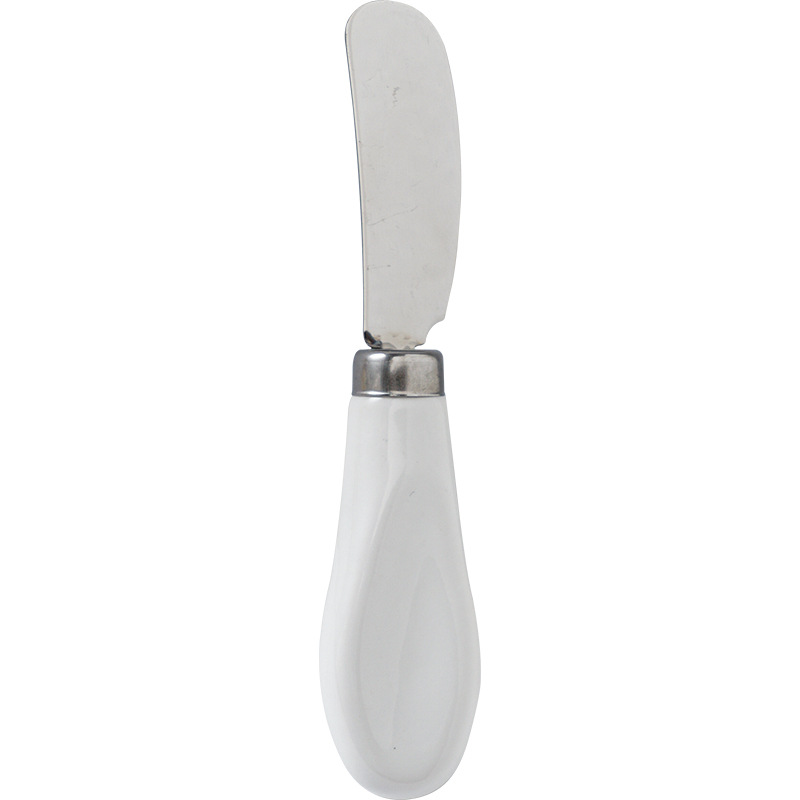 Color glaze butter knife tableware cheese with hole cream knife bread jam knife cheese butter knife cross-border wholesale more