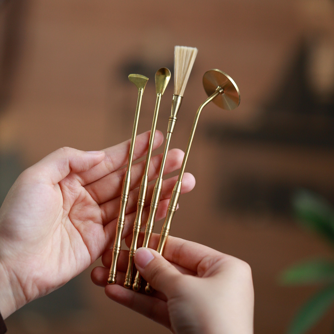 Курильница набор инструментов оптовая сандаловая ложка щетка набор из пяти предметов