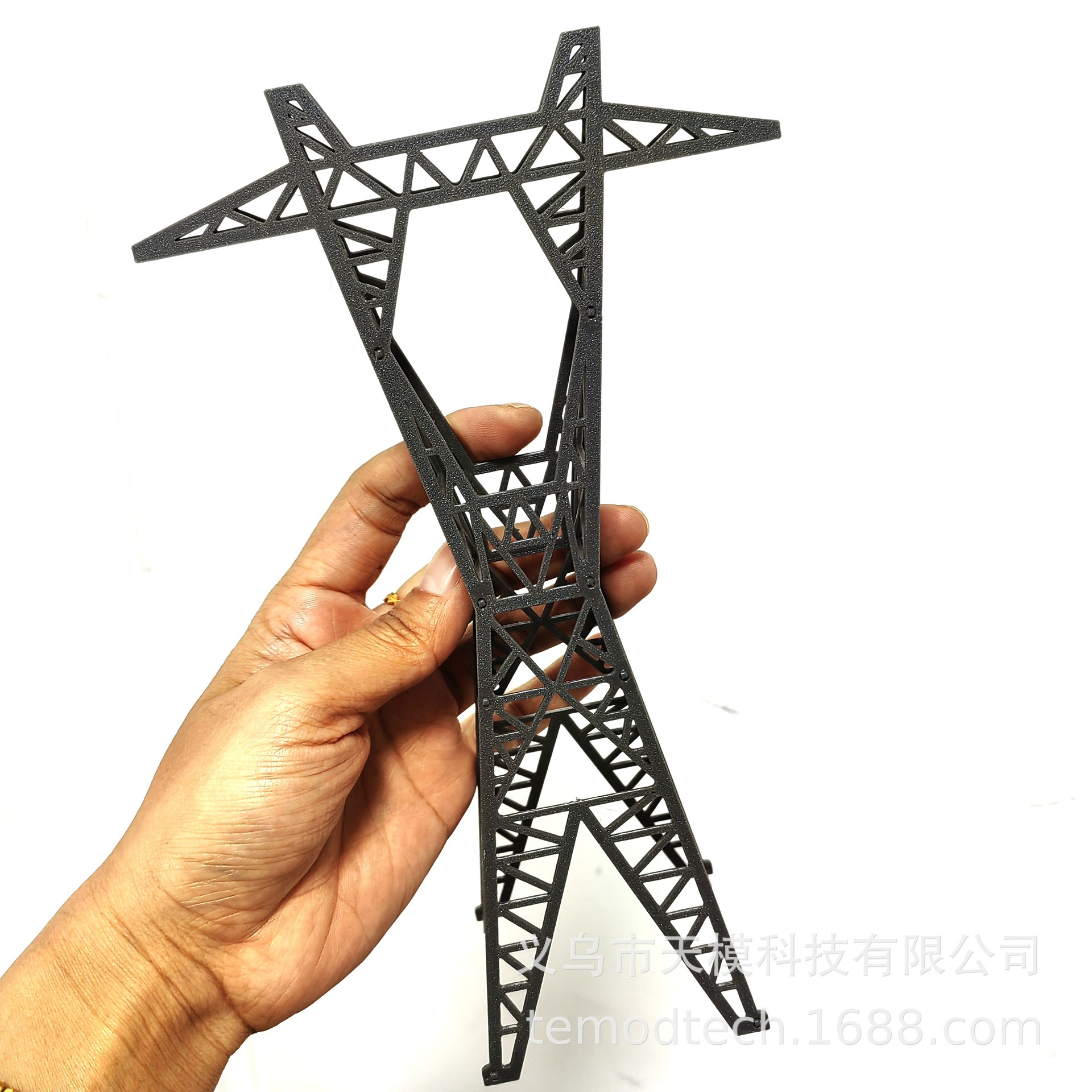 DIY микро-ландшафт, модель миниатюрной проволочной башни в масштабе 1/200, электрическая высоковольтная башня, кабель, винный бокал