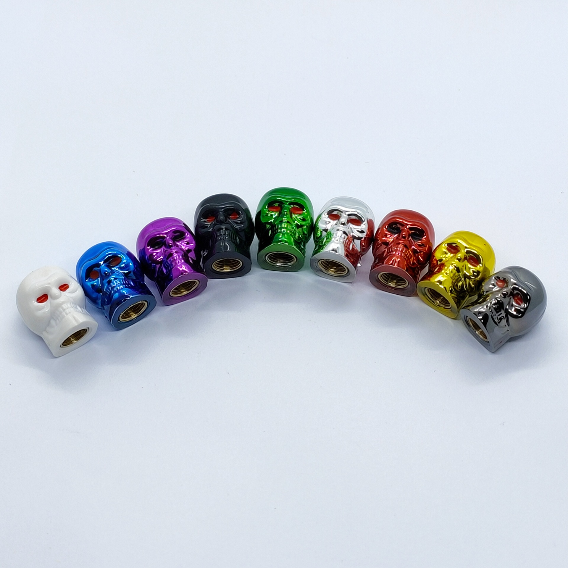 Source Manufacturer Skull Valve Cap Car Motorcycle Bicycle Universal Valve Cover Cross-Border Hot Sale
