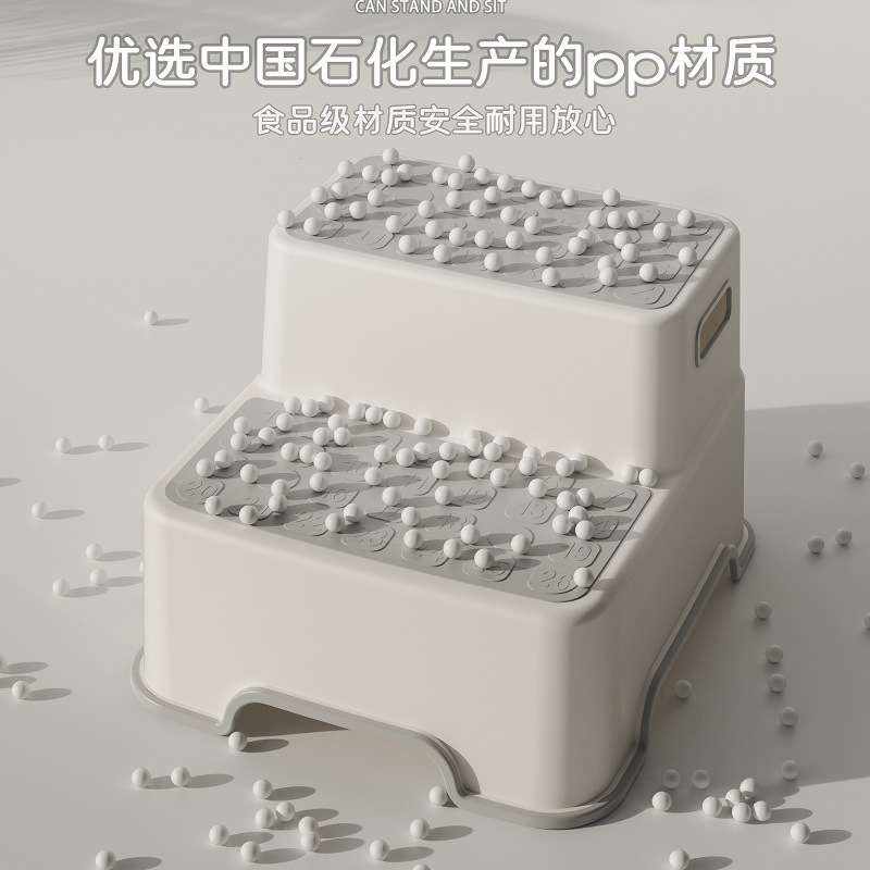 Children's Foot Stool Washing Table Pedal Stool Baby's Foot Stool Washing Step Slide-proof Elevator Stool Brushing Teeth