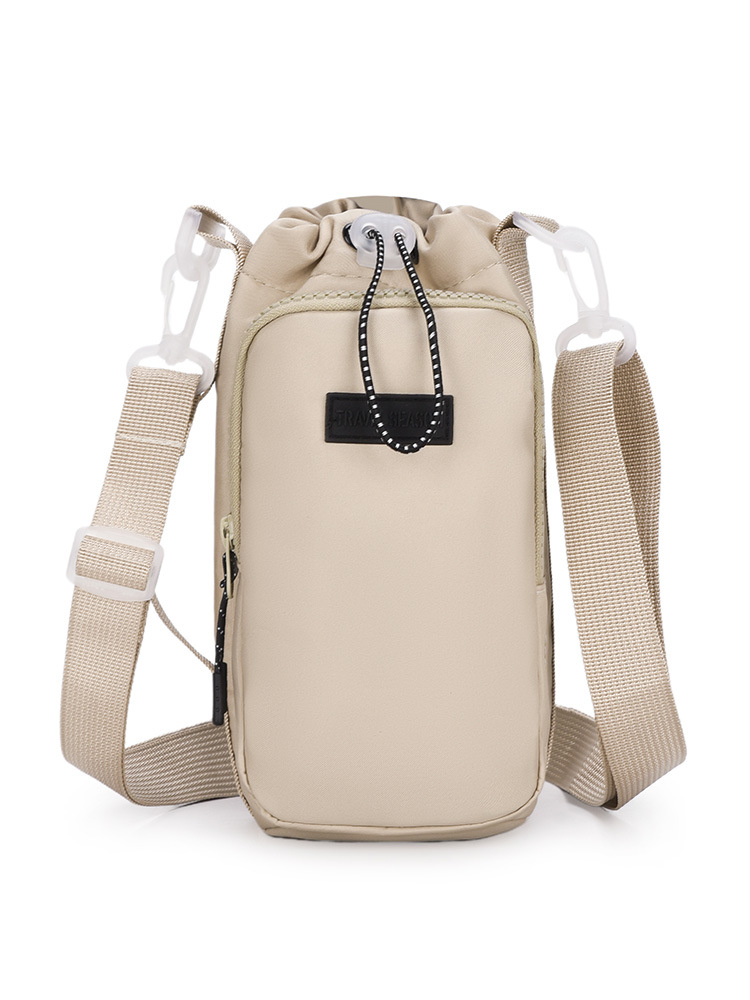 Cross-Border Outdoor Water Cup Insulation Bag Waterproof Portable Insulation Cup Cover Travel Water Cup Drawstring Pocket Mobile Phone Storage Bag