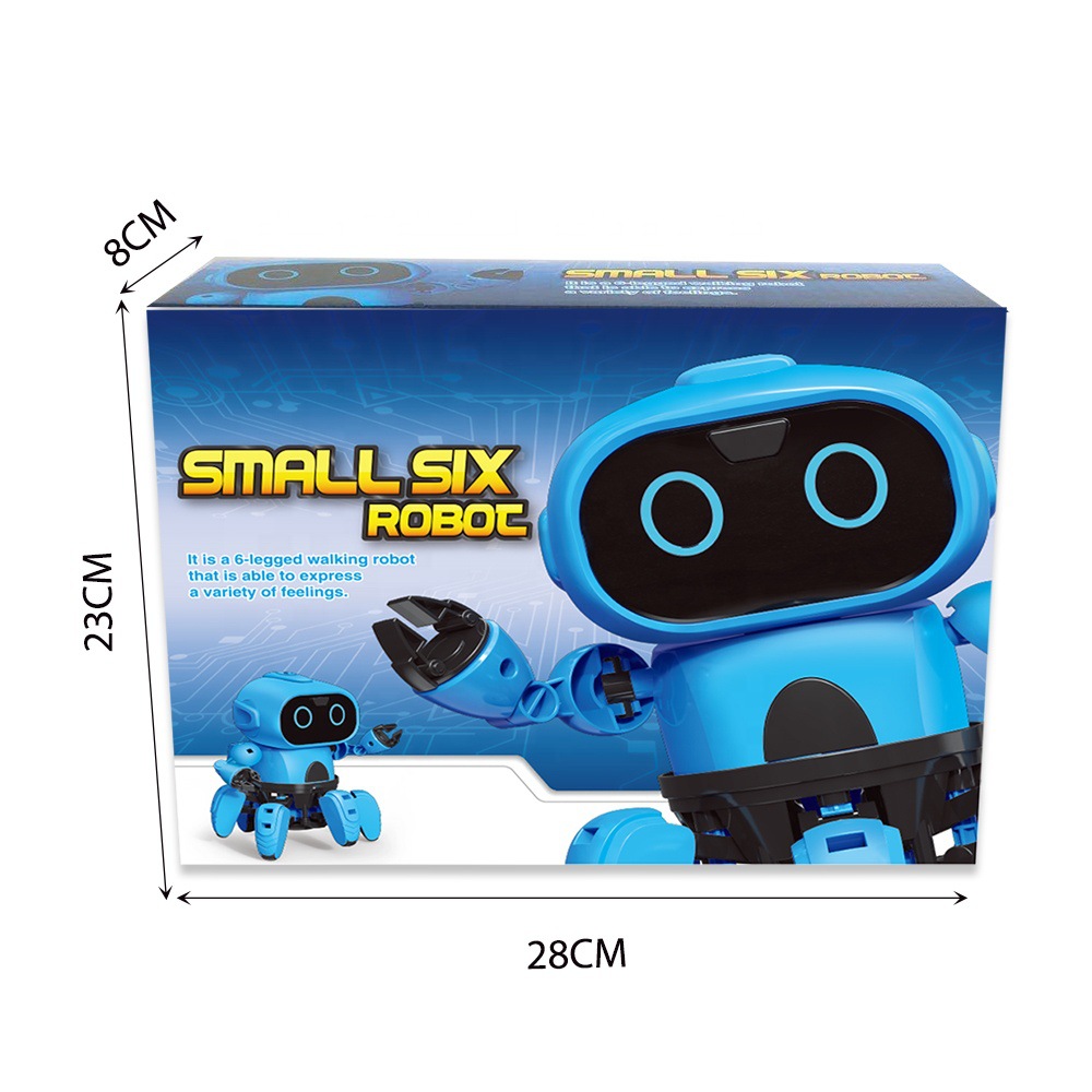 Cross-Border Assembled Electric Robot Educational Technology DIY Scientific Experiment Toy Robot Model 7-12 Years Old
