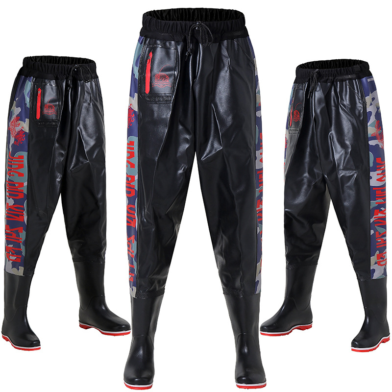 Wading pants water pants conjoined fishing pants fishing pants fishing Changzhou shuizhongxian waterproof clothing Technology Co., Ltd.