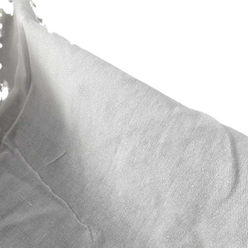 Factory direct batch TC white cloth polyester cotton white embryo cloth wholesale 110X76 pocket cloth clothing cloth trouser pocket