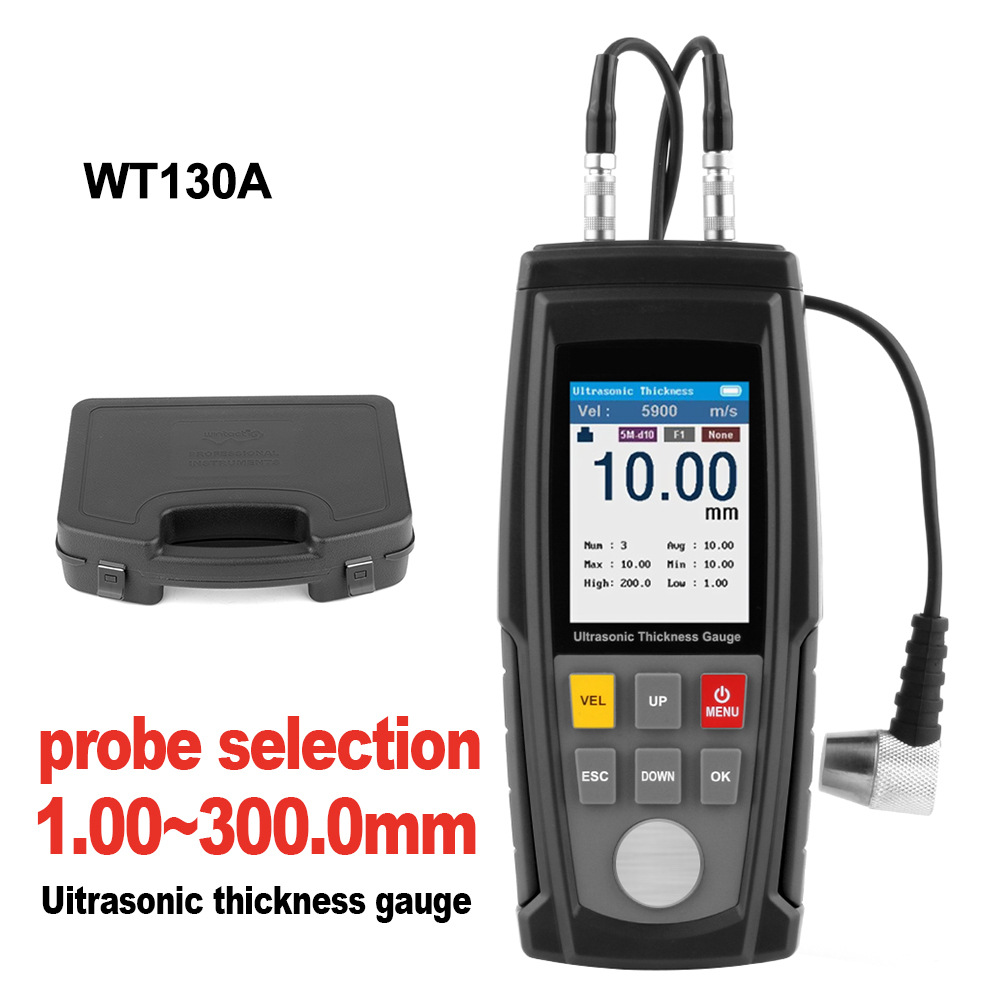 WT100A Ultrasonic Thickness Gauge Thickness Measuring Instrument Ultrasonic Thickness Gauge Foreign Trade