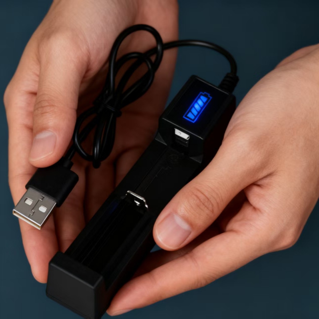 Зарядное устройство для литиевых батарей USB, универсальное зарядное устройство 4.2V для 26650, 14500, 18650